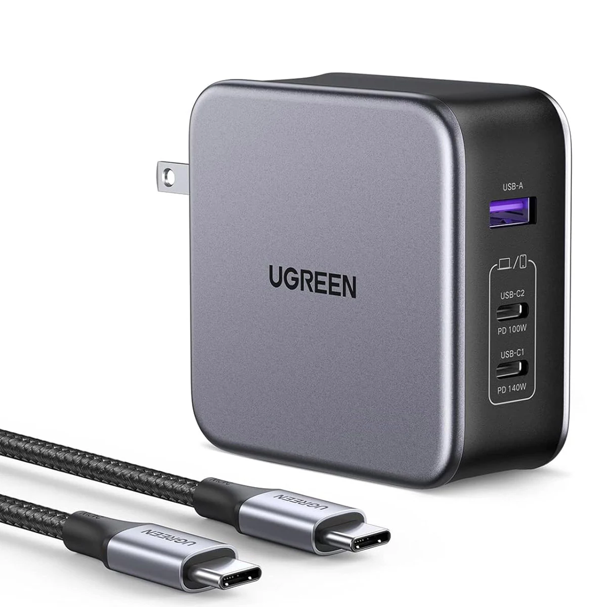 شارژر دیواری  استوک 140 وات یوگرین مدل Ugreen CD289