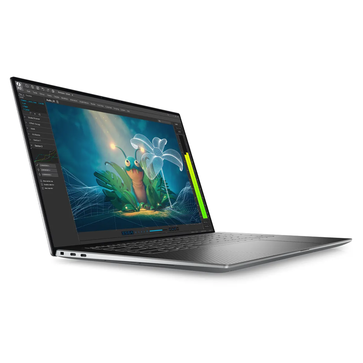 لپ تاپ استوک لمسی گرافیک دار 15.6 اینچی دل مدل Dell Precision 5570 Core i7 12800H 32GB 1TB SSD 8GB 4K
