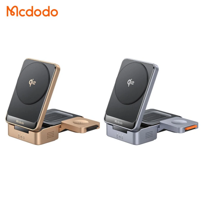شارژر وایرلس سه کاره مک دودو مدل Mcdodo MagQ Qi2 CH-5193