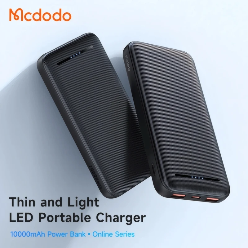 پاور بانک 10000 میلی آمپرساعت مک دودو مدل Mcdodo MC-463 LED Version