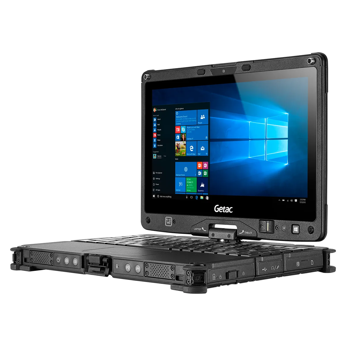 لپ تاپ استوک تبلت شو 11.6 اینچی جیتک مدل Getac V110 G4 Rugged Core i5 7300U 8GB 256SSD