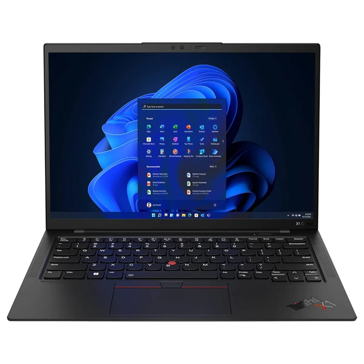  لپ تاپ استوک 14 اینچی لنوو مدل Lenovo ThinkPad X1 Carbon Gen10 Core i7 1270P 16GB 512SSD 4K