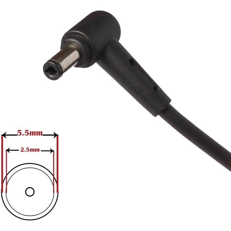 شارژر لپ تاپ ایسوس 19.5 ولت 9.23 آمپر با سر سوزنی کوچک