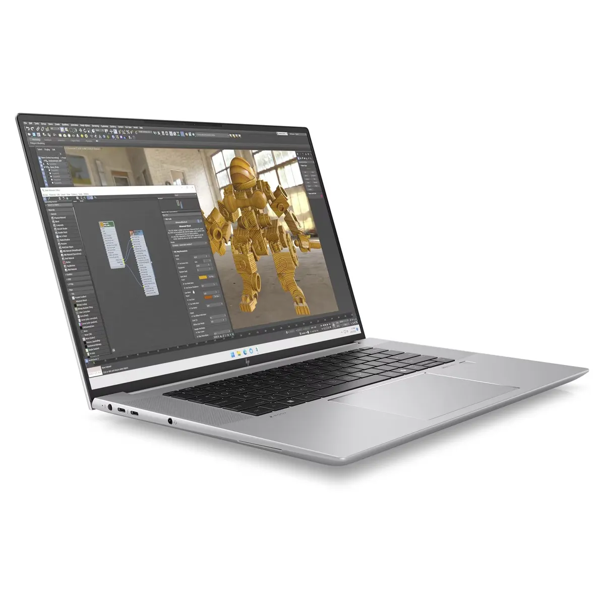 لپ تاپ استوک گرافیک دار 16 اینچی اچ پی مدل HP ZBook Studio 16 G11 Core Ultra 7 165H 32GB 512SSD 6GB
