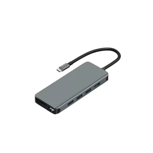 هاب  استوک تایپ سی 12 پورت ویوو مدل Wiwu Alpha 