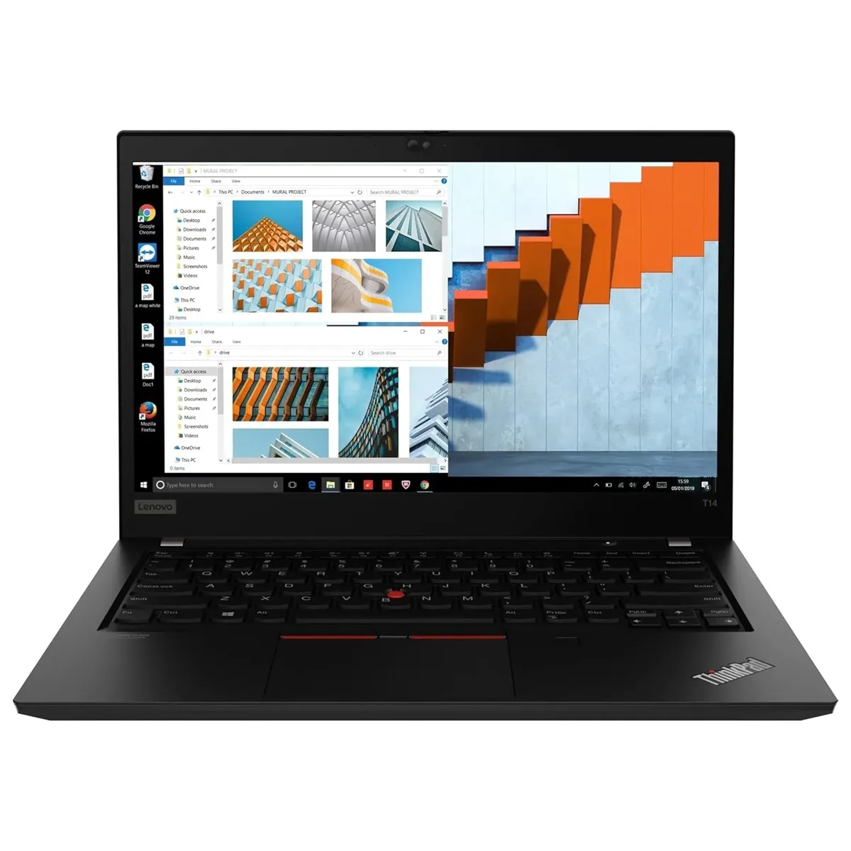 لپ تاپ استوک 14 اینچی لنوو مدل Lenovo ThinkPad T14 Gen2 Core i7 1165G7 16GB 512SSD