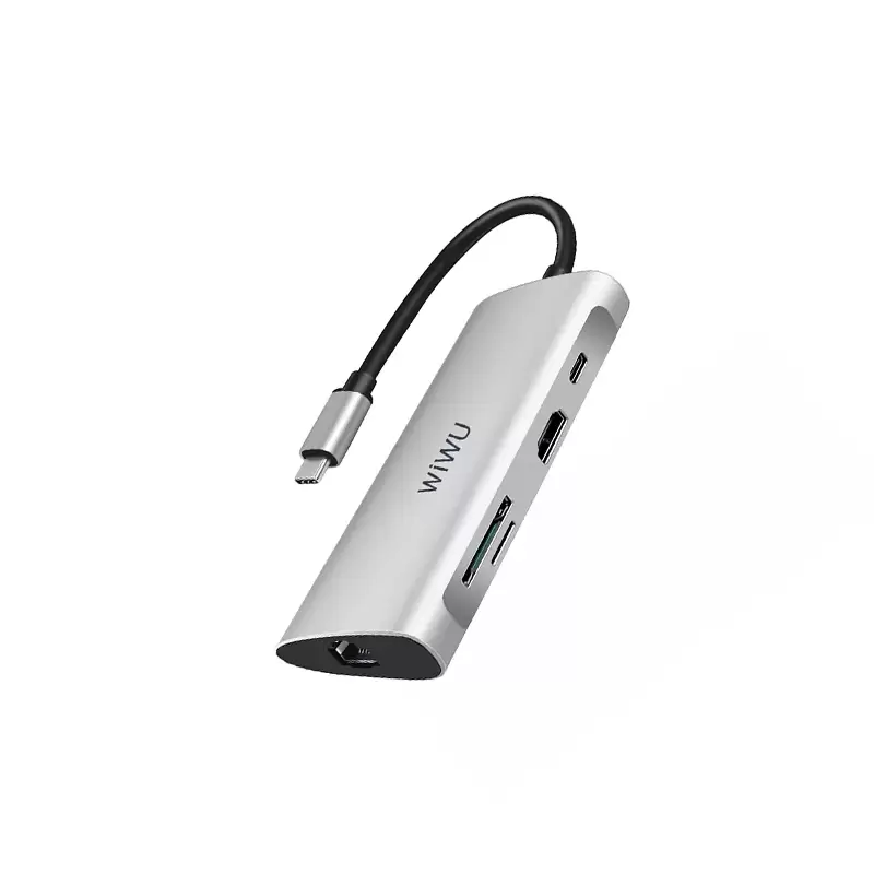 هاب تایپ سی 8 پورت ویوو مدل Wiwu Alpha A831HRT