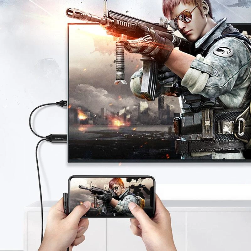 کابل مبدل 2 متری لایتنینگ به HDMI مک دودو مدل Mcdodo CA-6400
