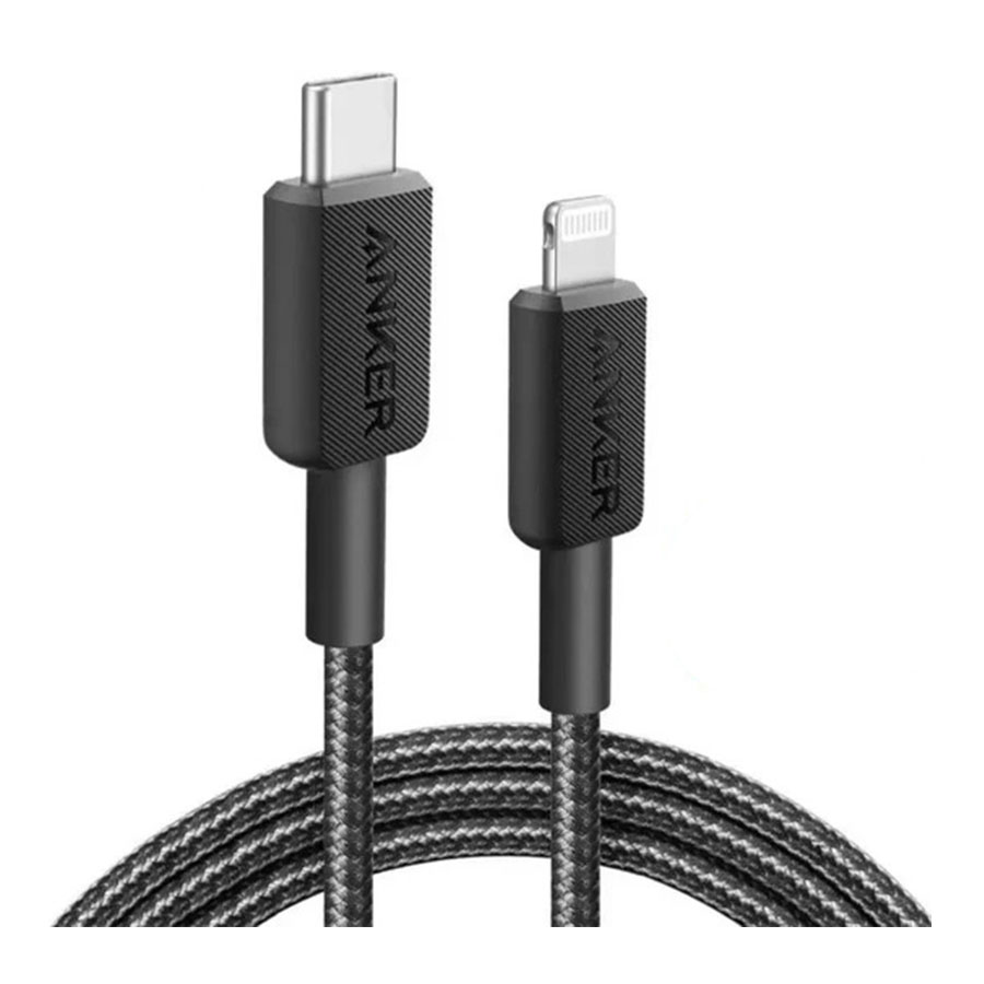 کابل نسل سوم  انکر Anker 322 USB-C to Lightning مدل A81B5