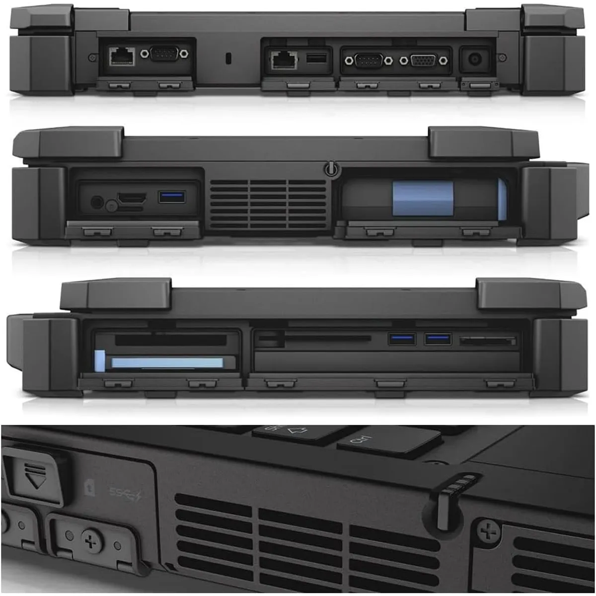 لپ تاپ استوک 14 اینچی دل مدل Dell Latitude 7414 Rugged Core i7 6300U 8GB 256SSD