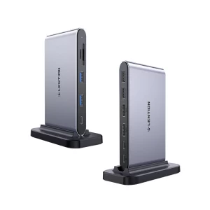 داک استیشن  استوک 10 پورت تایپ سی لنشن مدل LENTION CB-D62