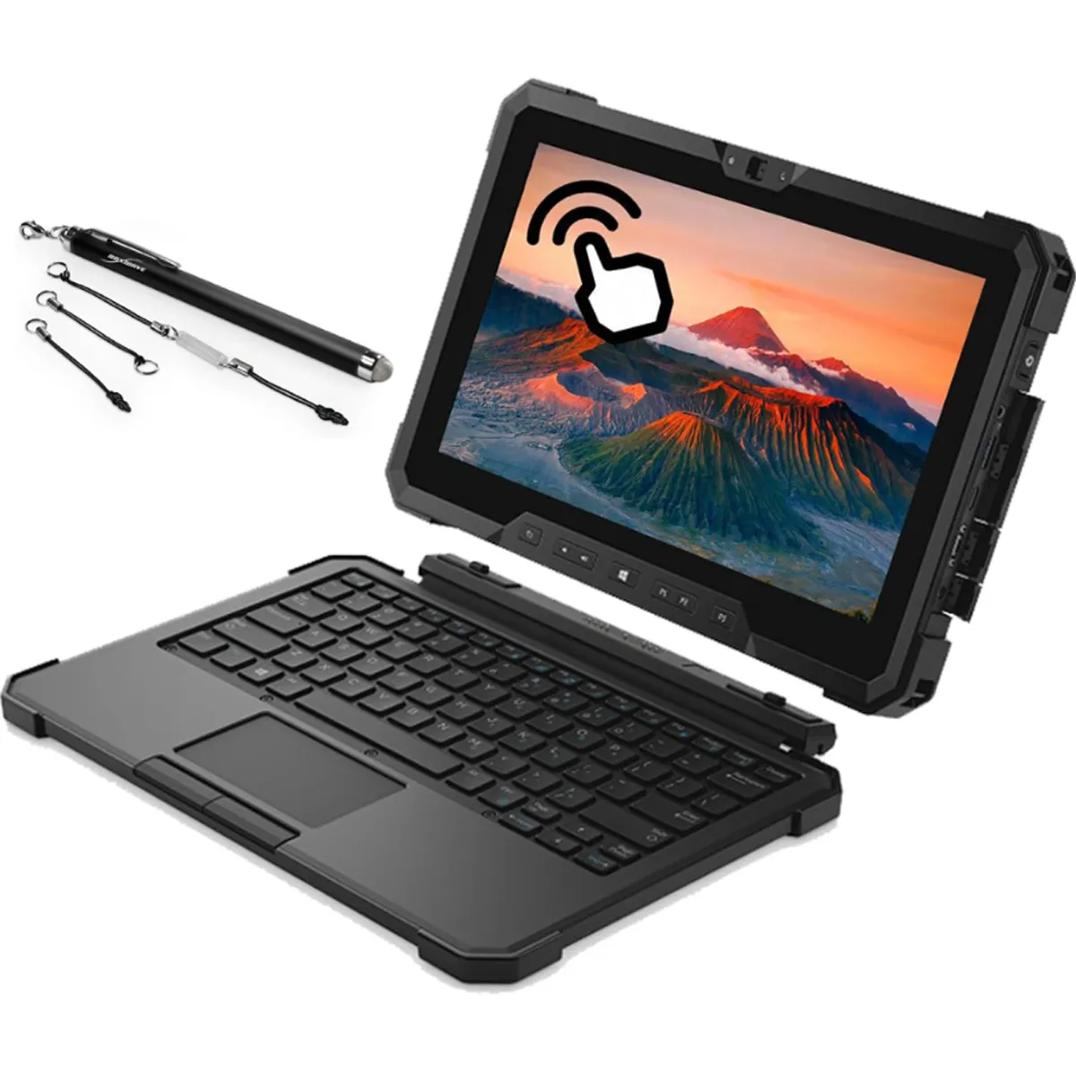 لپ تاپ استوک تبلت شو 11.6 اینچی دل مدل Dell Latitude 7212 Rugged Core i5 7300U 8GB 256SSD