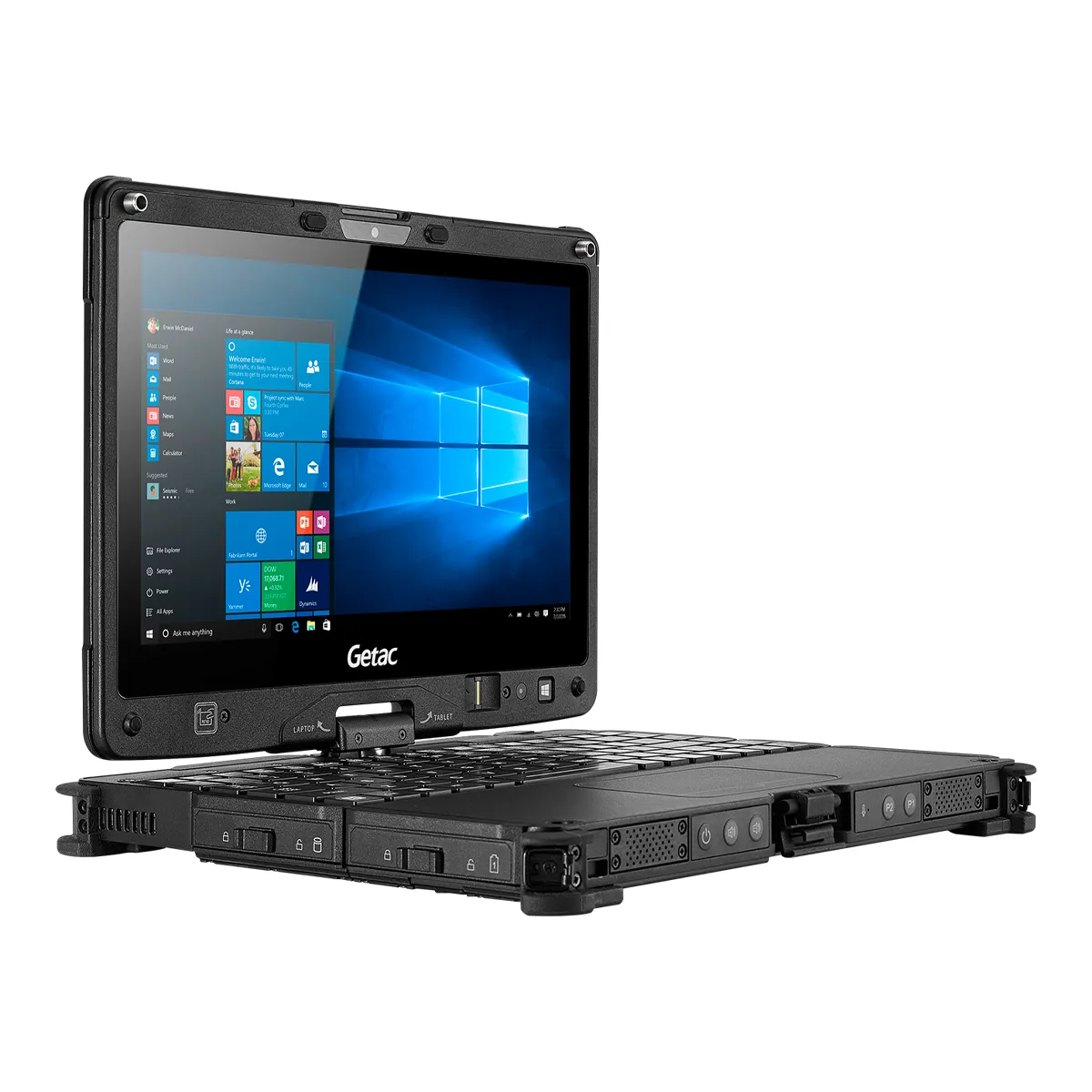 لپ تاپ استوک تبلت شو 11.6 اینچی جیتک مدل Getac V110 G4 Rugged Core i5 7300U 8GB 256SSD