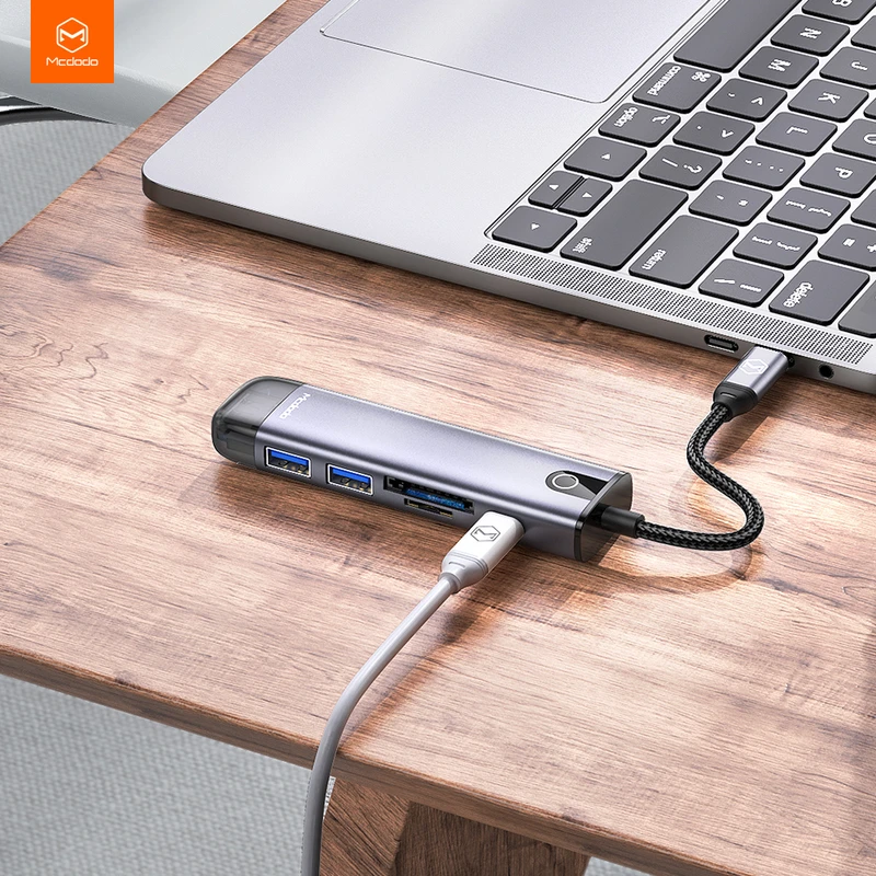 هاب 6 پورت USB-C مک دودو مدل Mcdodo HU-7740