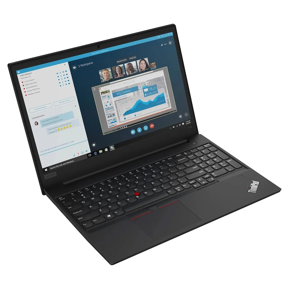 لپ تاپ استوک 15.6 اینچی لنوو مدل Lenovo Thinkpad E595 R5 3500U 8GB 256SSD