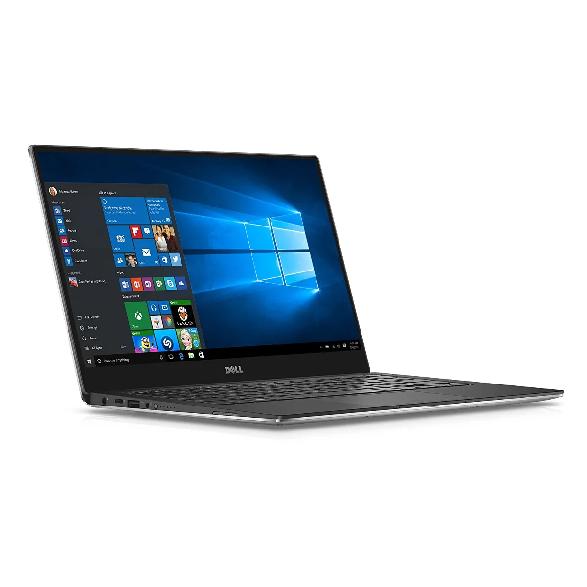 لپ تاپ استوک 13.3 اینچی دل مدل Dell XPS 13 9360 Core i7 7500U 8GB 256SSD