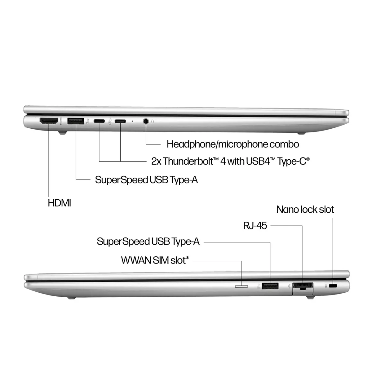 لپ تاپ استوک 16 اینچی  HP ProBook 465 G11 Ryzen 7 7735U 16GB 512SSD 2K