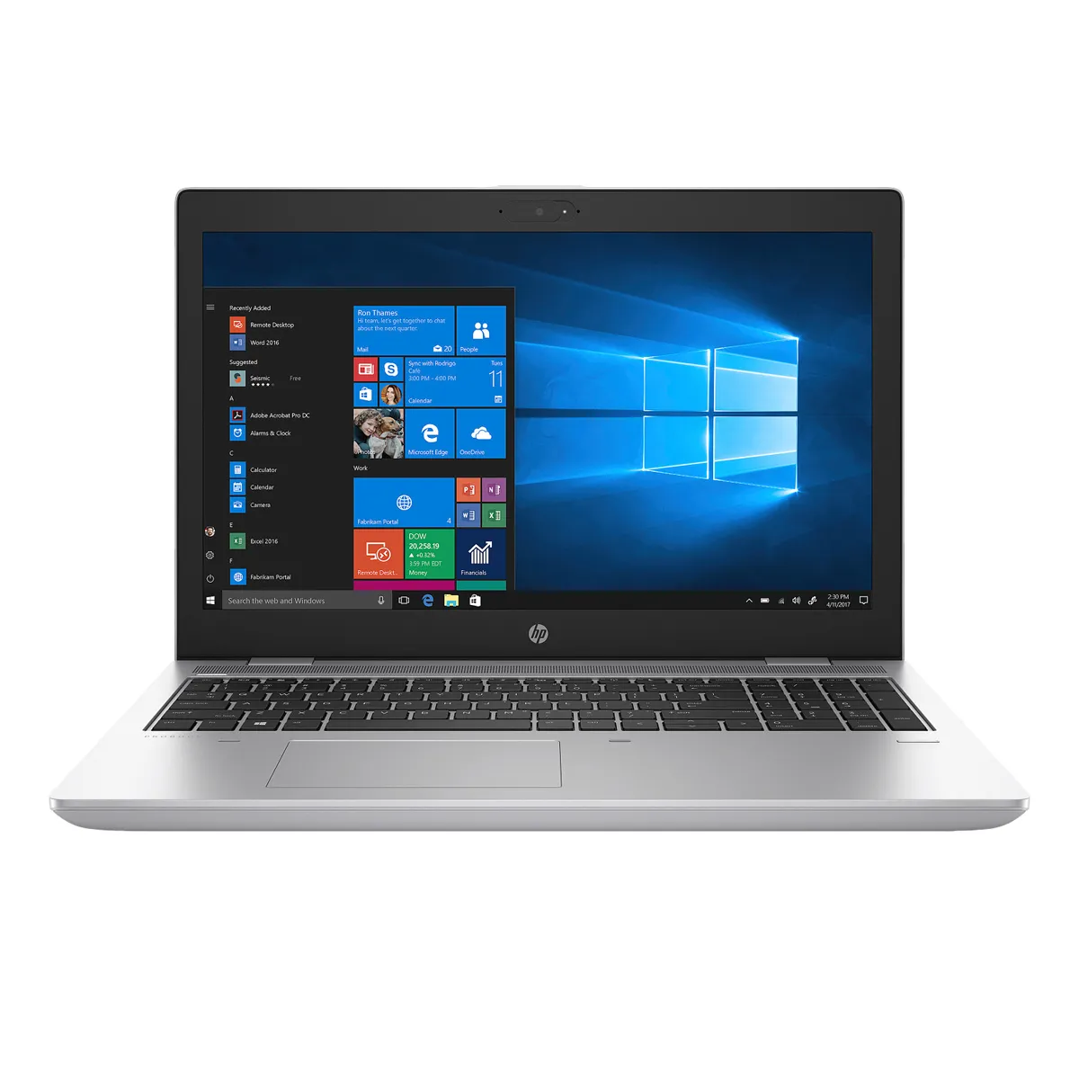 لپ تاپ استوک گرافیک دار 15.6 اینچی اچ پی مدل HP ProBook 650 G4 Core i7 8650U 8GB 256SSD 2GB
