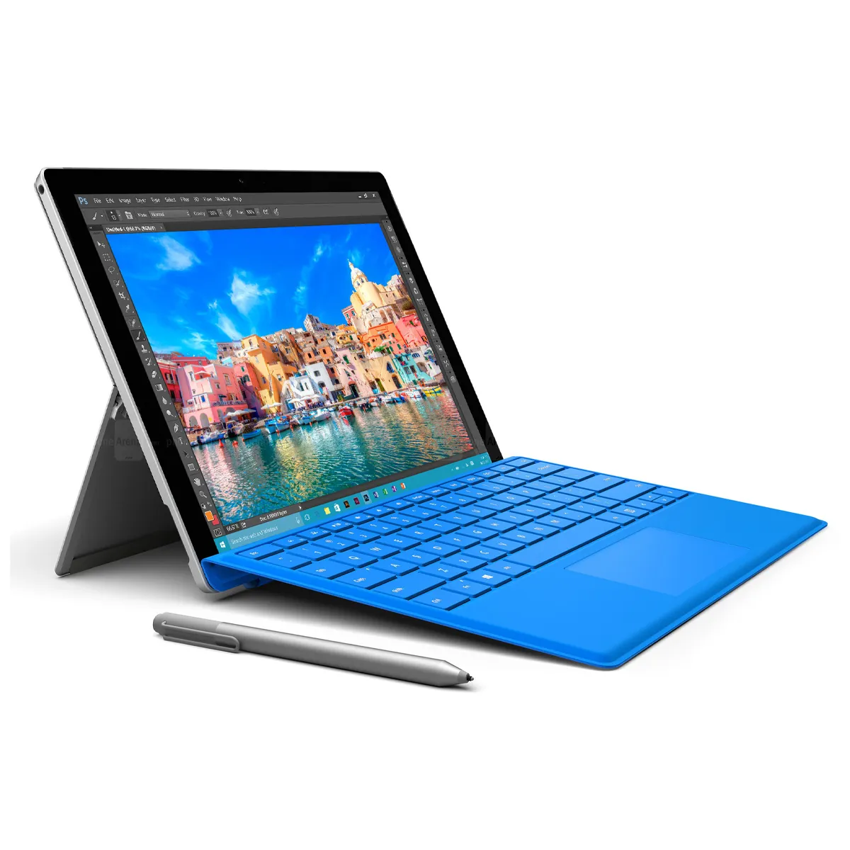 لپ تاپ استوک تبلت شو 12.3 اینچی مایکروسافت مدل Microsoft Surface Pro 4 M3 6Y30 4GB 128SSD