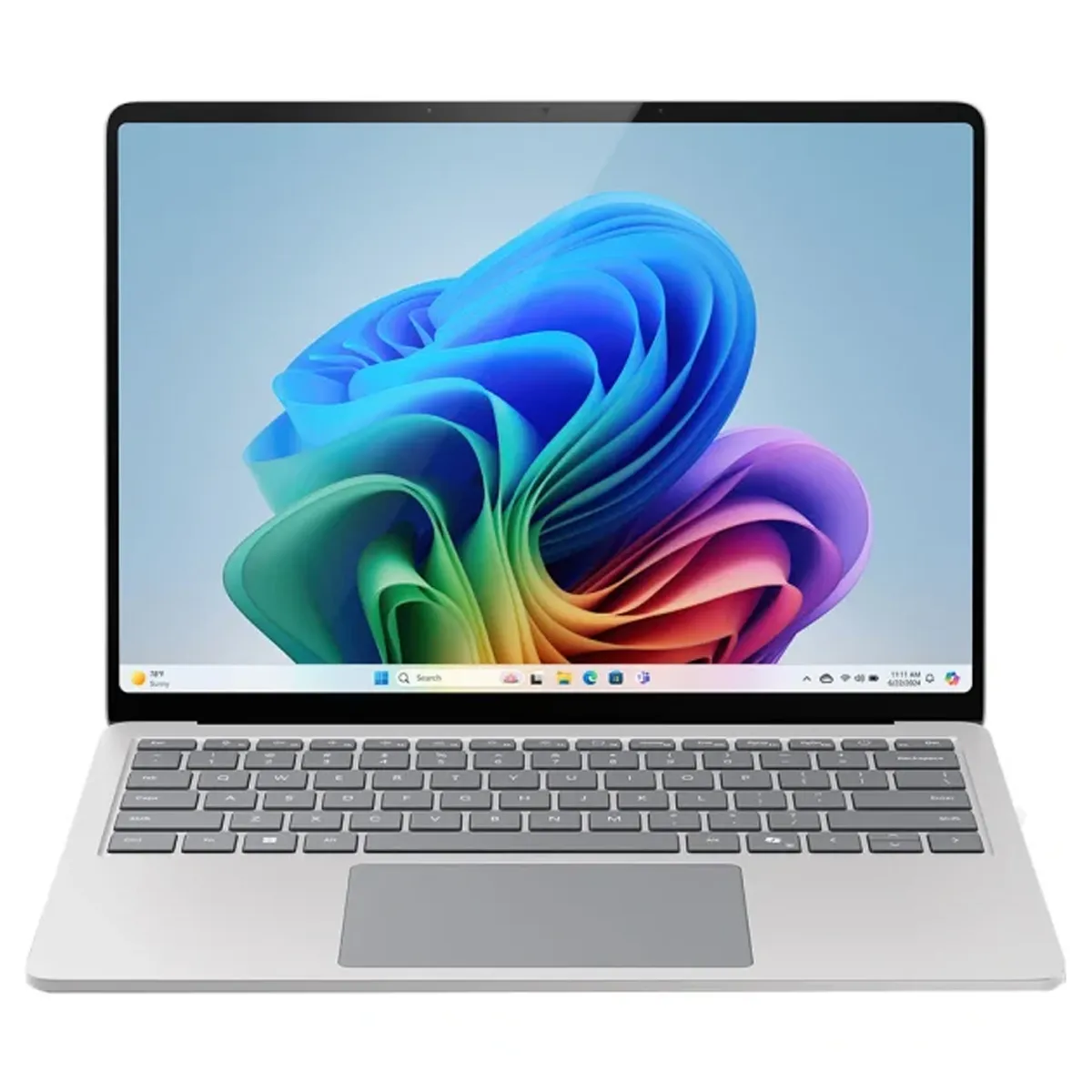 لپ تاپ استوک لمسی 15 اینچی مایکروسافت مدل  Microsoft Surface Laptop 7 Snapdragon X Elite X1E-00-1DE 16GB 256SSD