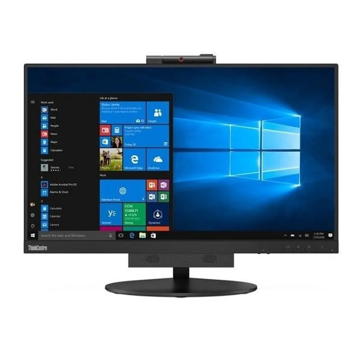 آل این وان استوک گرافیک دار 24 اینچی لنوو مدل Lenovo ThinkCentre TIO 24D Core i5 9500 8GB 256SSD Nvidia Quadro P1000 4GB