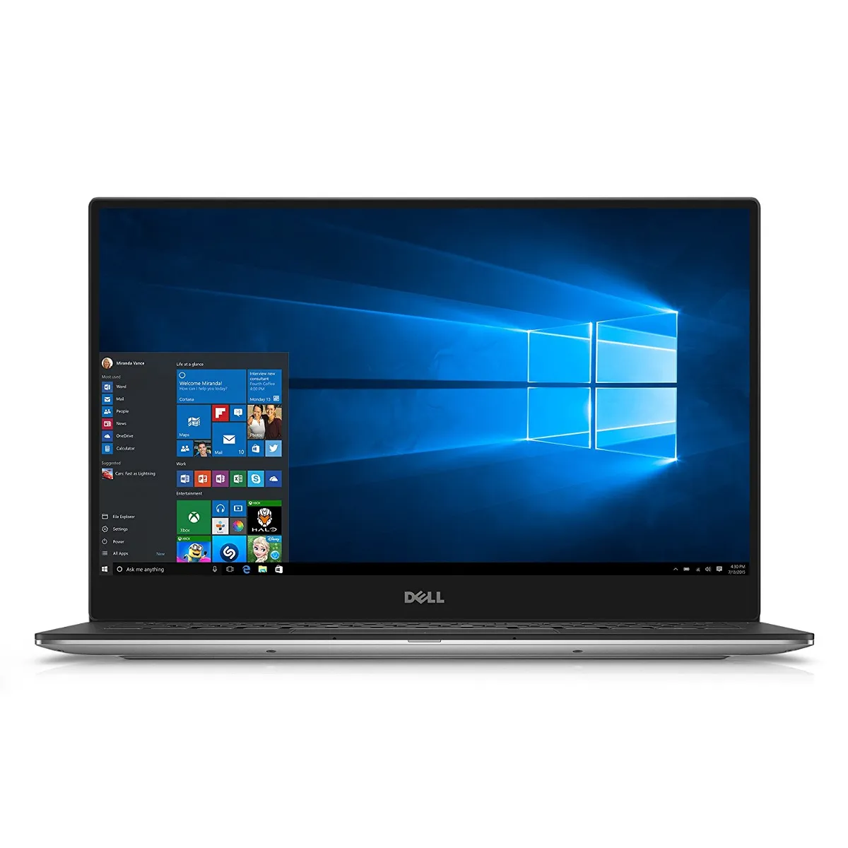 لپ تاپ استوک لمسی 13.3 اینچی دل مدل Dell XPS 13 9360 Core i7 7500U 8GB 256SSD