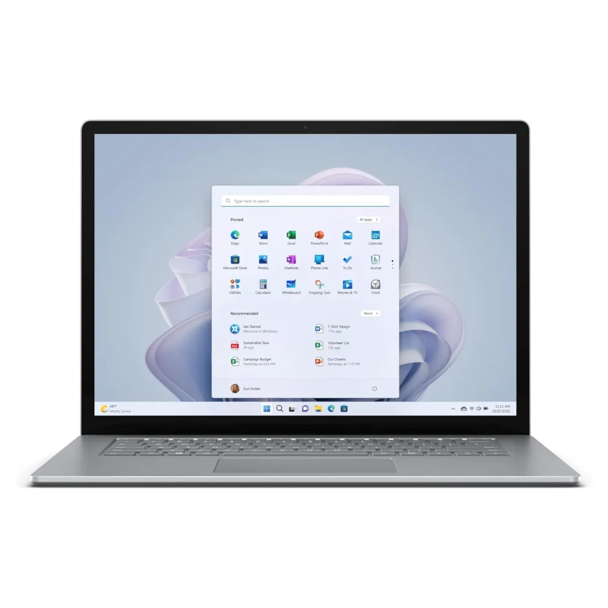 لپ تاپ استوک لمسی 15 اینچی مایکروسافت مدل Microsoft Surface Laptop 5 Core i7 1255U 32GB 1TB SSD