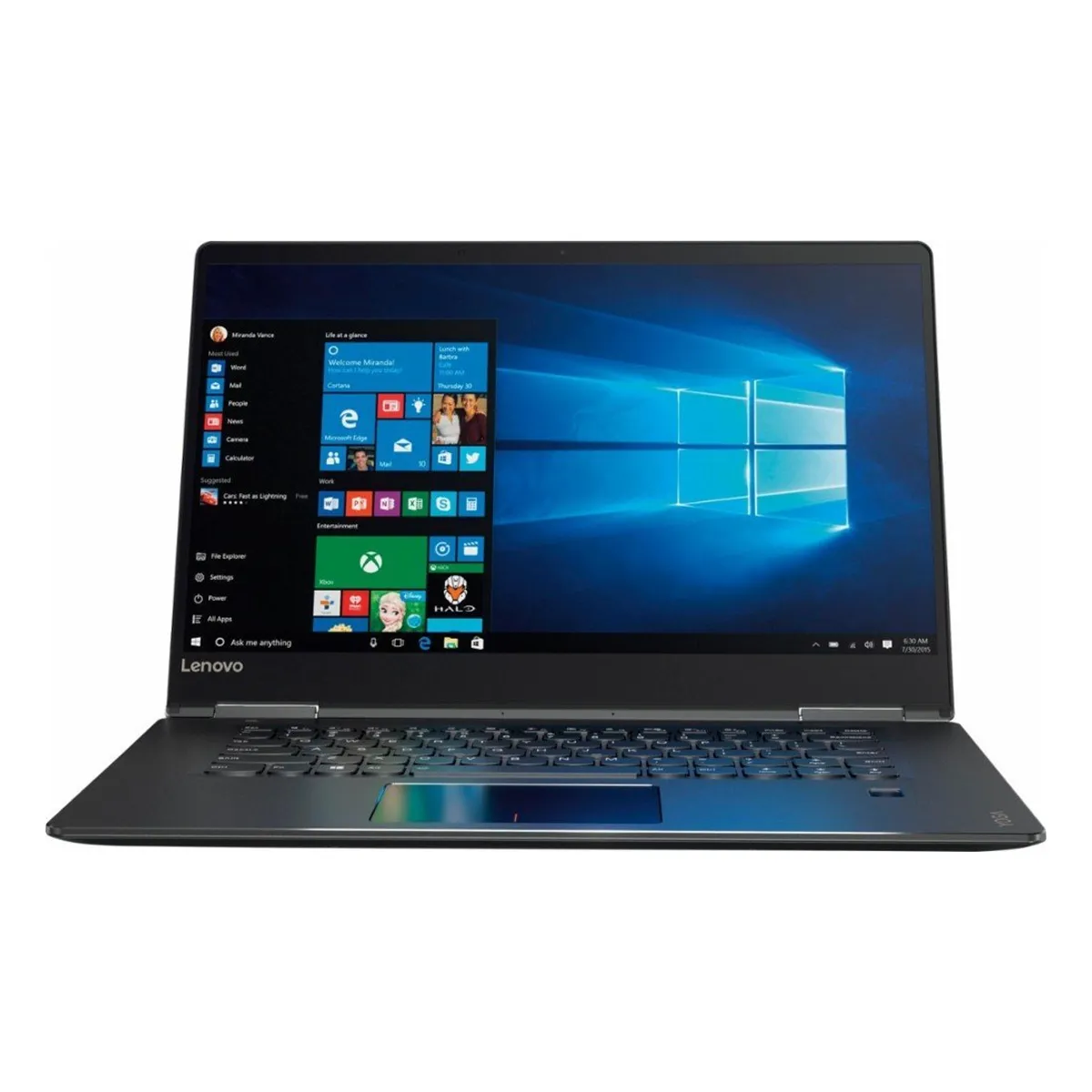 لپ تاپ استوک تبلت شو 15.6 اینچی لنوو مدل Lenovo Yoga 710 2in1 Core i5 7200U 8GB 256SSD