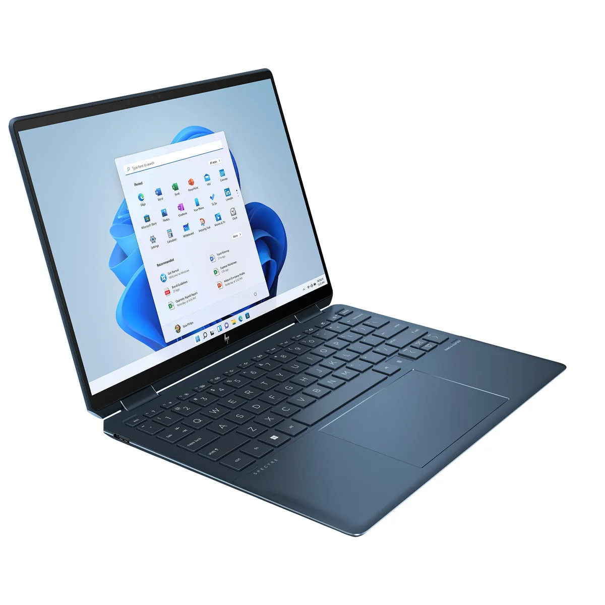  لپ تاپ استوک تبلت شو 13.5 اینچی اچ پی مدل HP Spectre 14-ef x360 2in1 Core i7 1255U 16GB 512SSD