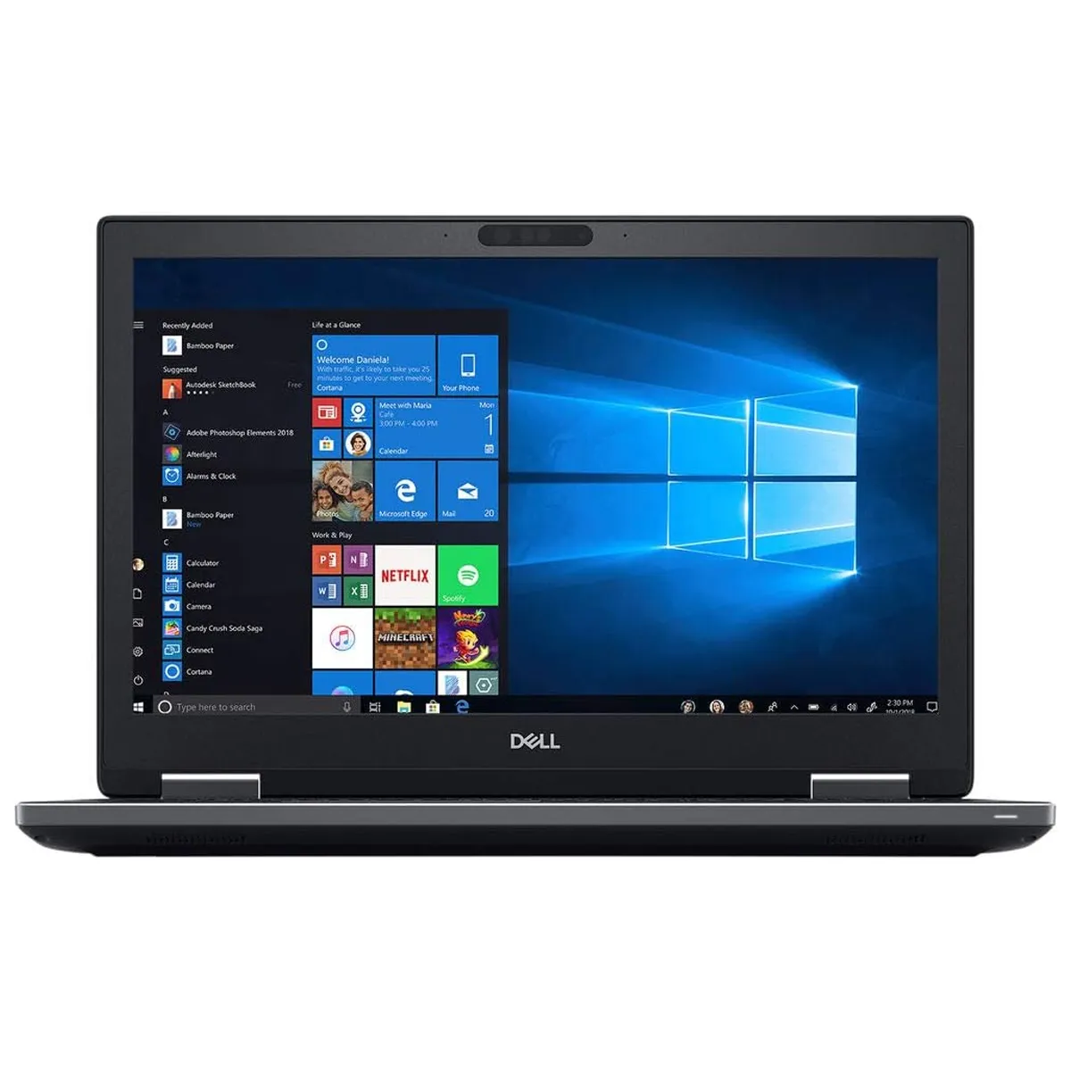 لپ تاپ استوک گرافیک دار 15.6 اینچی دل مدل Dell Precision 7530 Core i7 8850H 16GB 512SSD 4GB