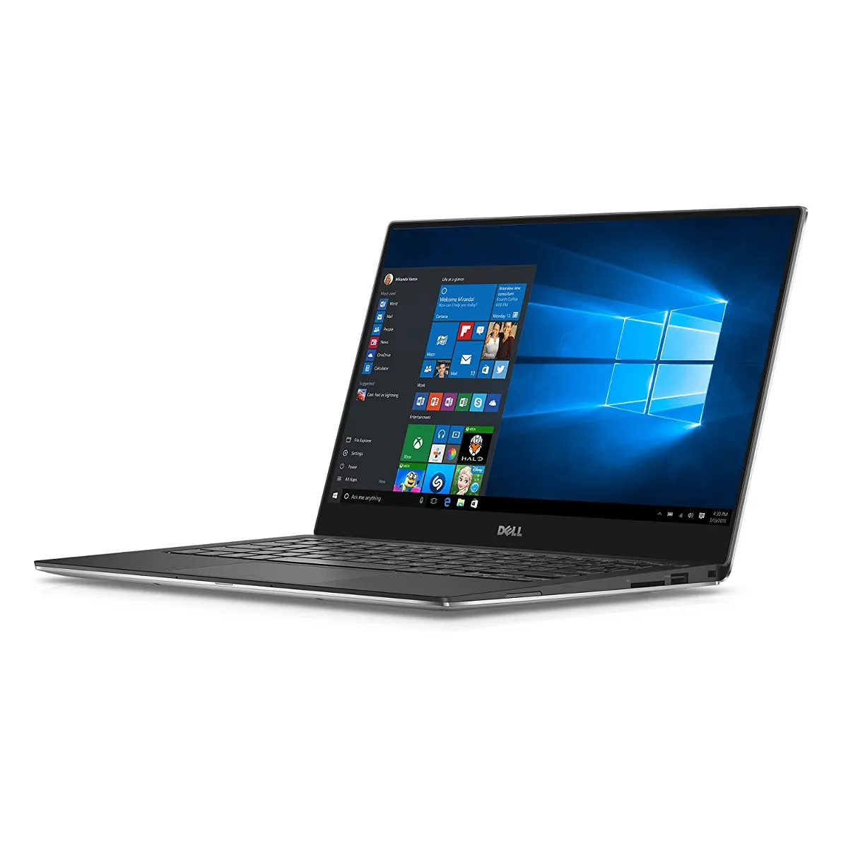لپ تاپ استوک 13.3 اینچی دل مدل Dell XPS 13 9360 Core i7 7500U 16GB 256SSD