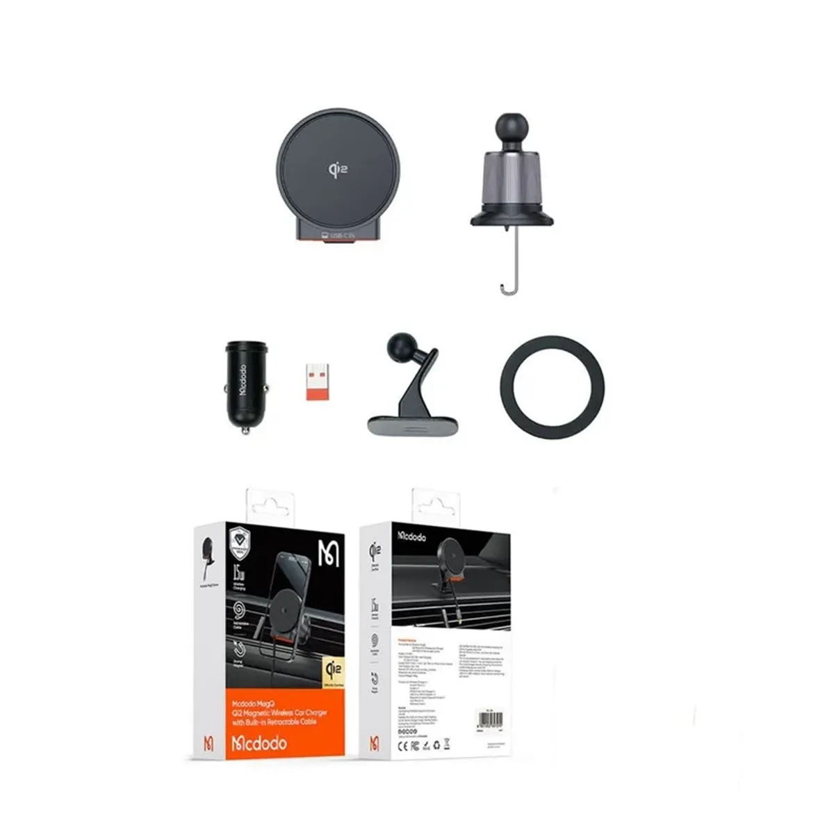 پایه نگهدارنده موبایل و شارژر 15وات مک دودو مدل CH-0091