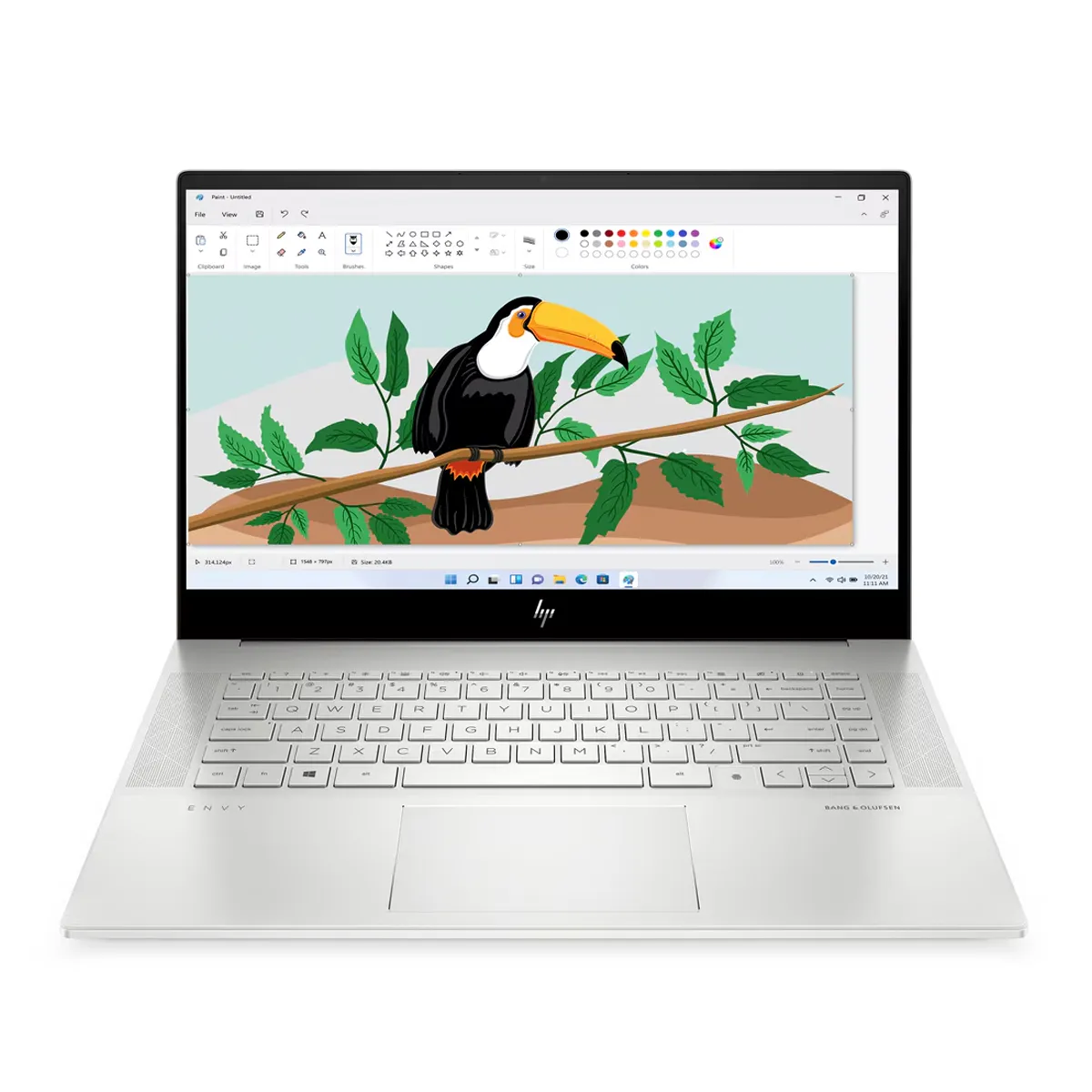 لپ تاپ استوک لمسی گرافیک دار 14 اینچی اچ پی مدل HP Envy 14-eb0 Core i5 1135G7 16GB 512SSD 4GB