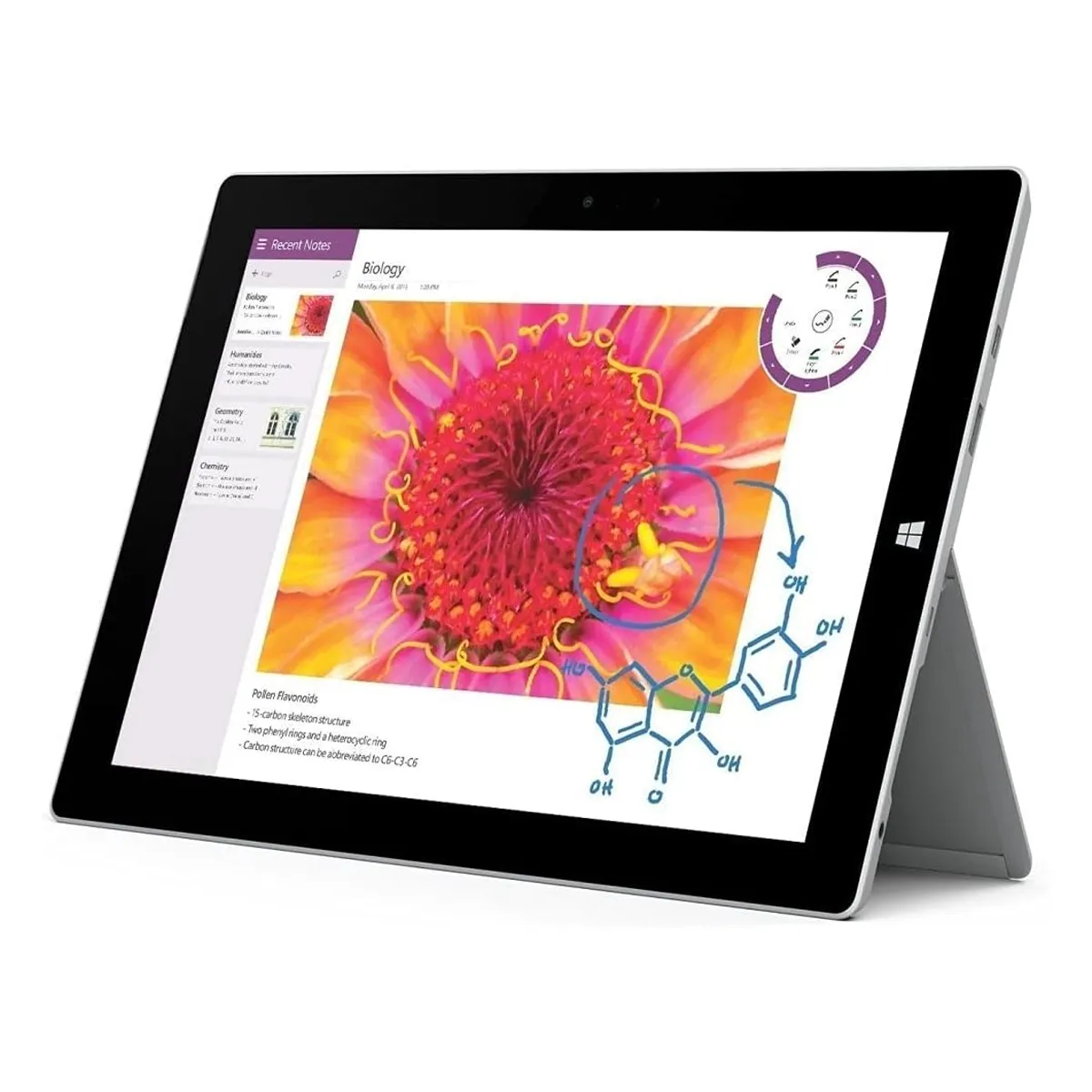لپ تاپ استوک تبلت شو 12 اینچی مایکروسافت مدل Microsoft Surface Pro 3 Core i5 4300U 4GB 128SSD