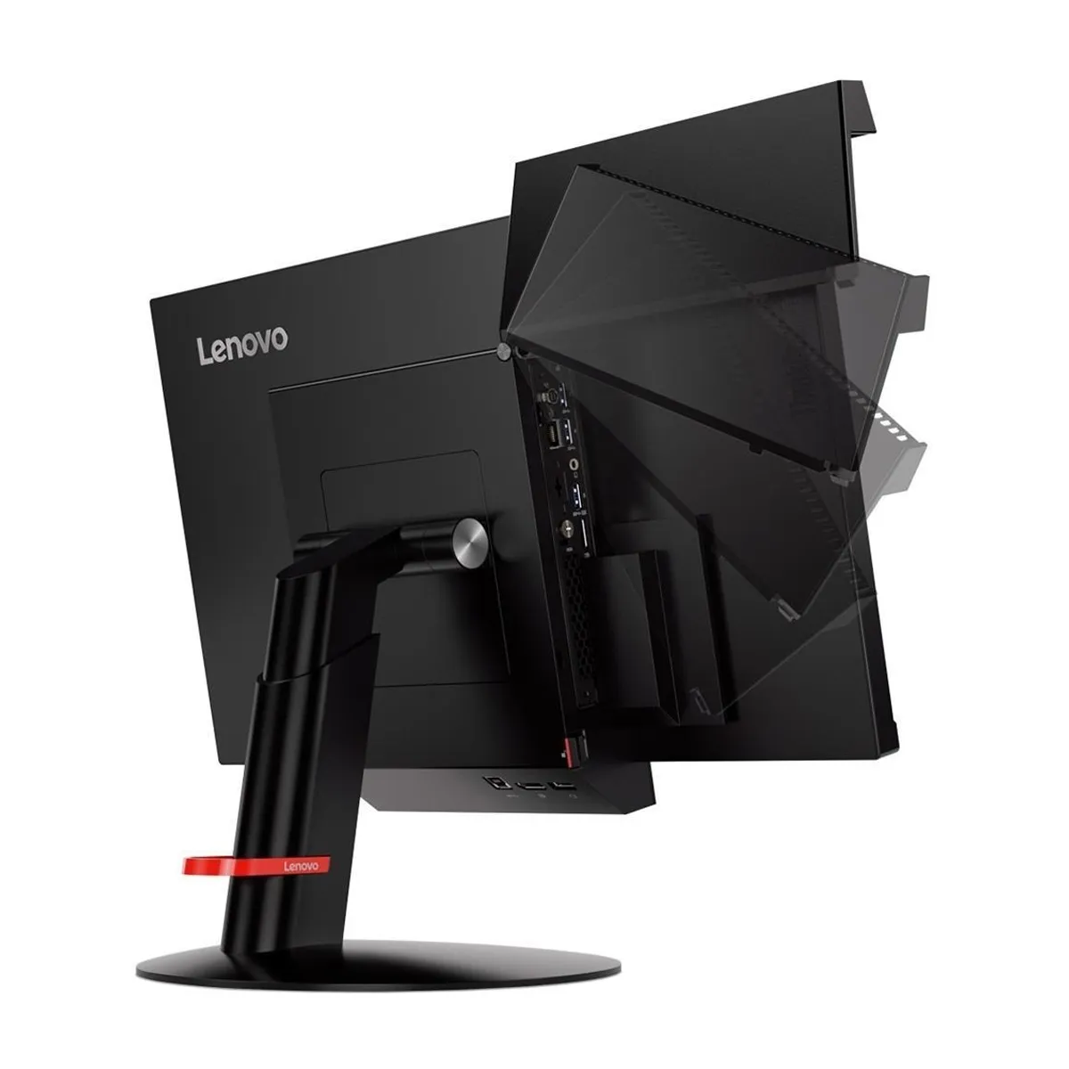 آل این وان استوک گرافیک دار 24 اینچی لنوو مدل Lenovo ThinkCentre TIO 24D Core i5 9500 8GB 256SSD AMD Radeon R7 350 4GB