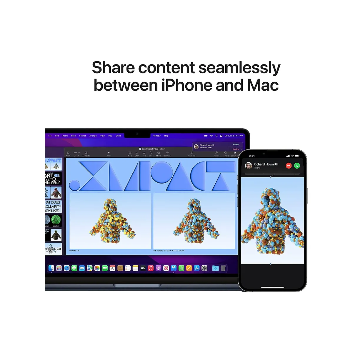 لپ تاپ استوک 13.6 اینچی اپل مدل Apple MacBook Air M2 8GB 256SSD