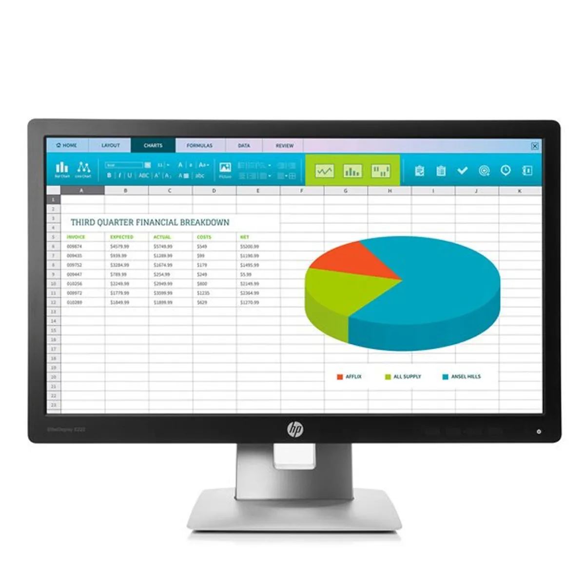 مانیتور استوک 21.5 اینچی دل مدل Dell E222