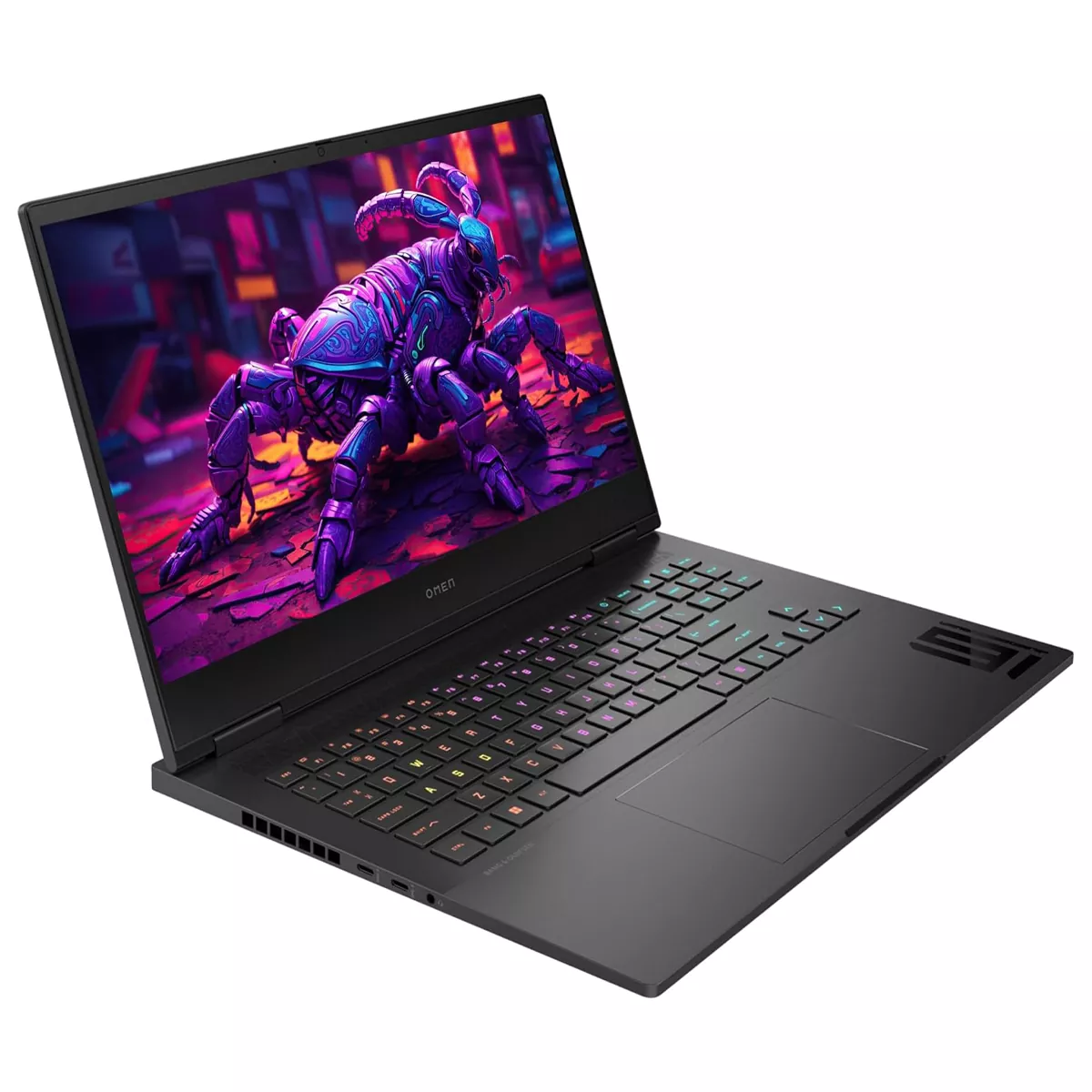 لپ تاپ استوک گرافیک دار 16 اینچی اچ پی مدل HP Omen 16 R5 7640HS 16GB 1TB SSD RTX 4050 6GB 2K