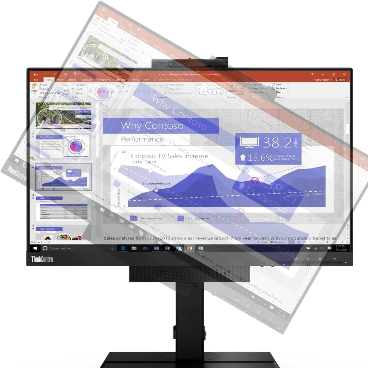 آل این وان استوک 24 اینچی لنوو مدل Lenovo ThinkCentre TIO 24D Core i5 4570 8GB 256SSD