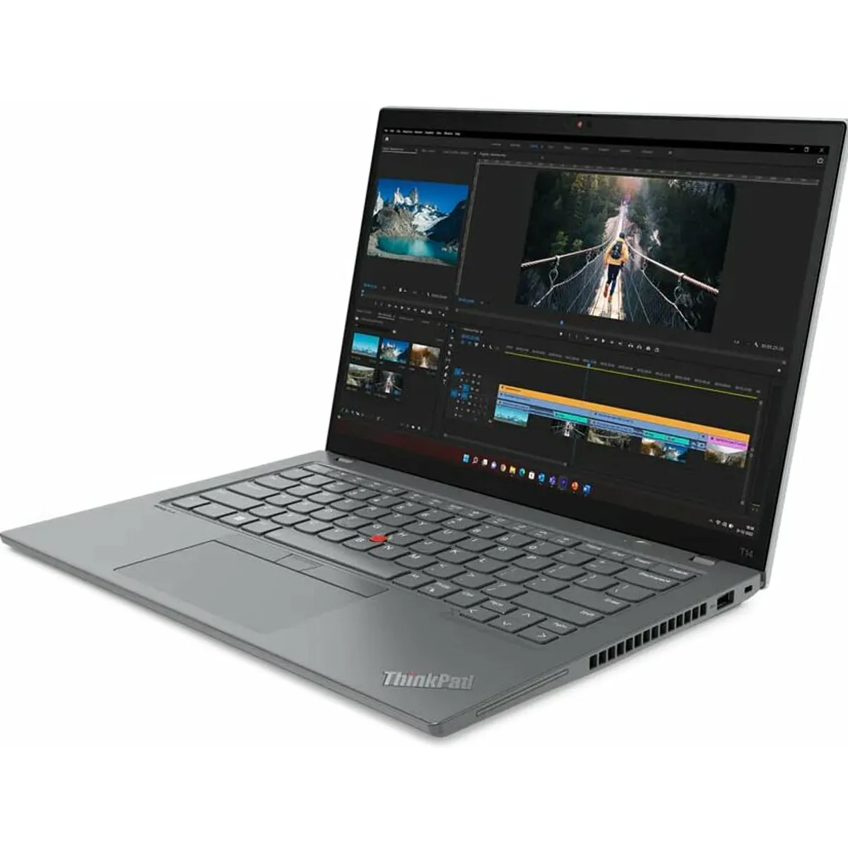 لپ تاپ استوک 14 اینچی لنوو مدل Lenovo ThinkPad T14 Gen4 Core i5 1345U 16GB 256SSD
