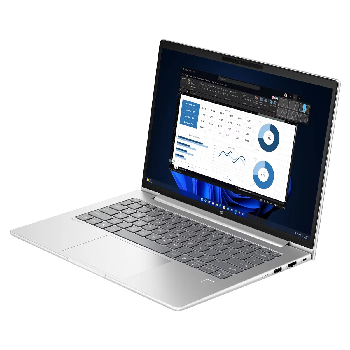 لپ تاپ استوک 14 اینچی اچ پی مدل HP ProBook 440 G11 Core Ultra 5 125U 16GB 512SSD