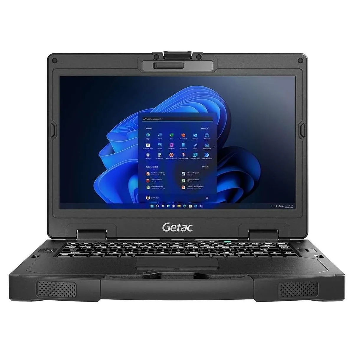 لپ تاپ استوک لمسی 14 اینچی جیتک مدل Getac S410 G4 Rugged Core i5 1135G7 8GB 256SSD