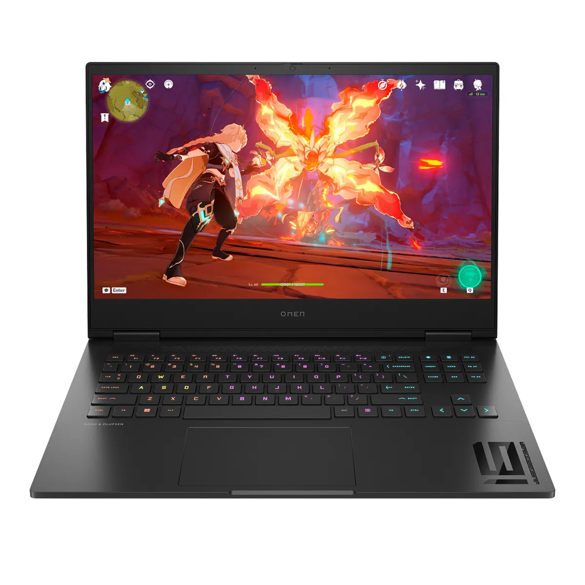 لپ تاپ استوک گرافیک دار 16 اینچی اچ پی مدل HP Omen 16 Core i7 13700H 16GB 1TB SSD 8GB 2K