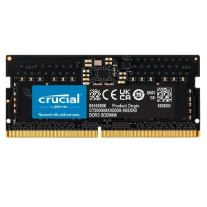 رم لپ تاپ استوک DDR5 تک کاناله 4800 مگاهرتز Crucial ظرفیت 32 گیگابایت
