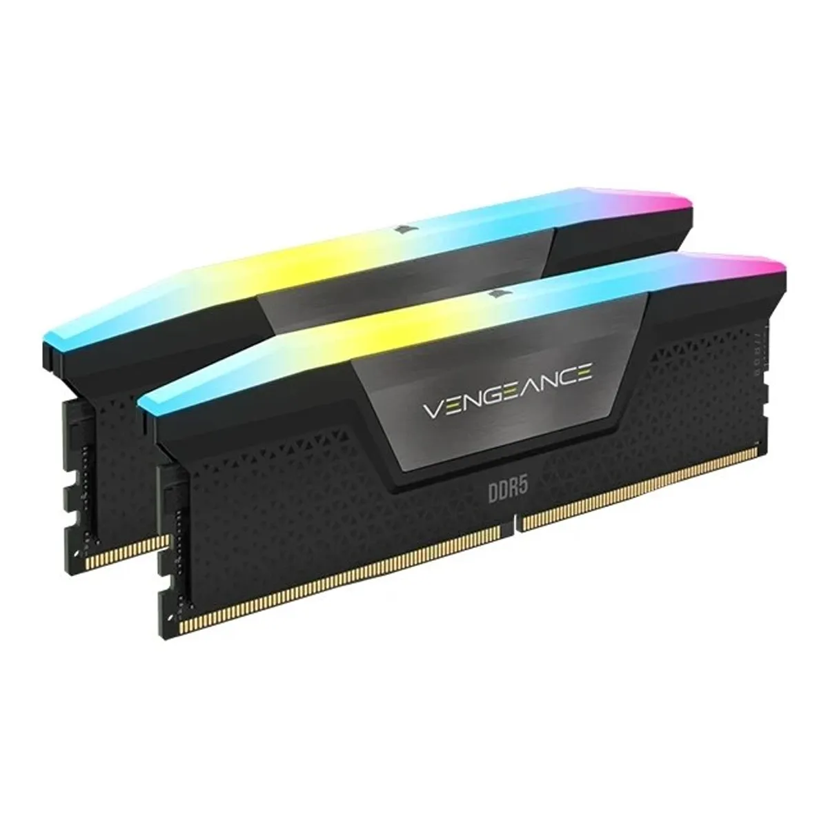 رم دسکتاپ استوک DDR5 دو کاناله 6400 مگاهرتز CL42 کورسیر مدل VENGANCE RGB BLACK ظرفیت 128 گیگابایت
