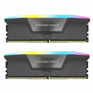 رم دسکتاپ استوک DDR5 دو کاناله 5200 مگاهرتز CL38 کورسیر مدل VENGANCE RGB BLACK ظرفیت 96 گیگابایت