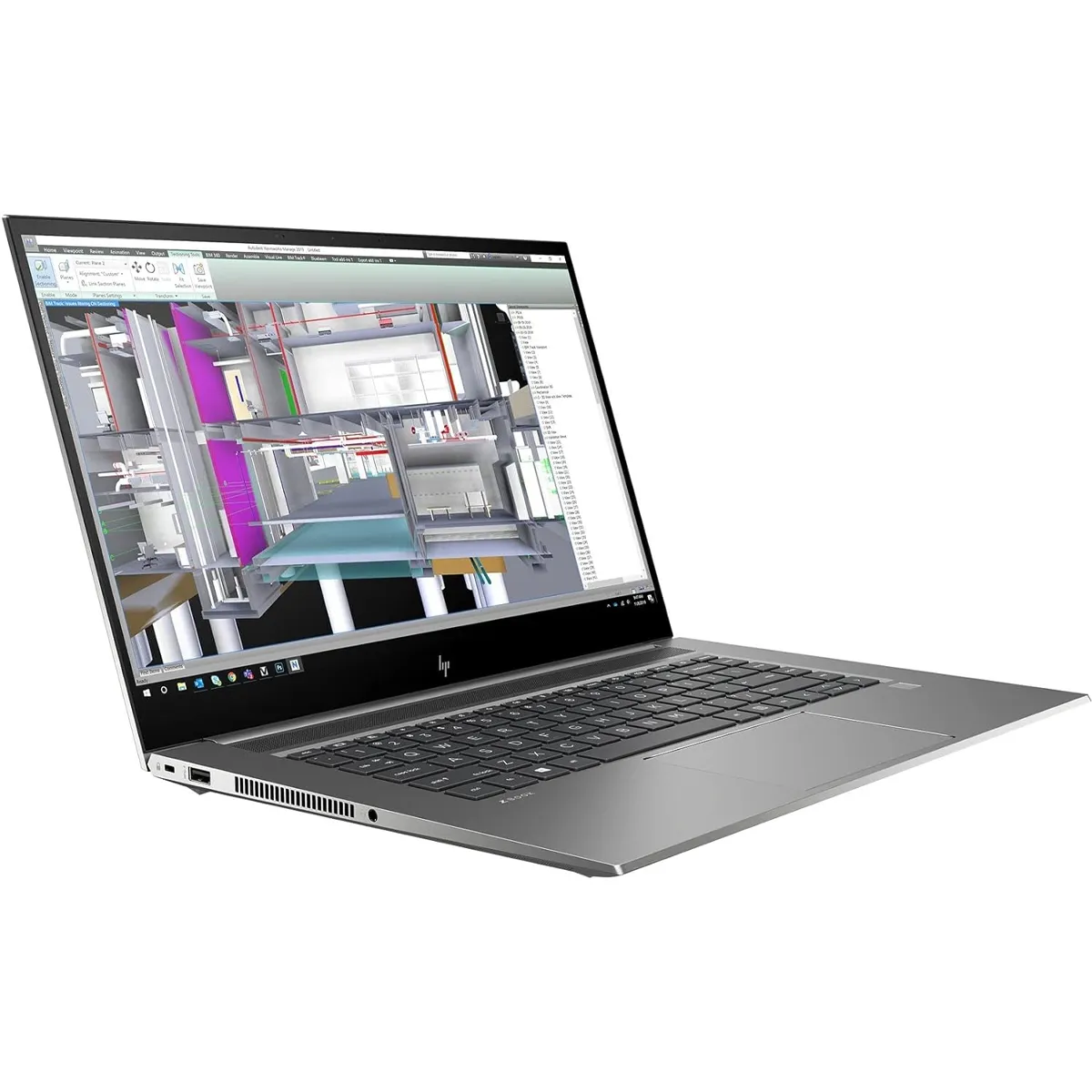لپ تاپ استوک گرافیک دار 15.6 اینچی اچ پی مدل HP ZBook Studio 15 G7 Core i7 10850H 32GB 512SSD 4GB 4K