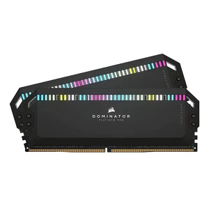 رم دسکتاپ استوک DDR5 دو کاناله 6000 مگاهرتز CL36 کورسیر مدل Dominator RGB Black ظرفیت 32 گیگابایت