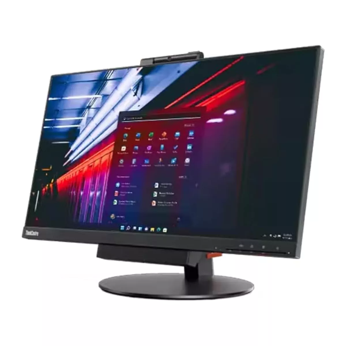 آل این وان استوک گرافیک دار 24 اینچی لنوو مدل Lenovo ThinkCentre TIO 24 Core i5 8500 8GB 256SSD Nivada Guadro P400 2GB