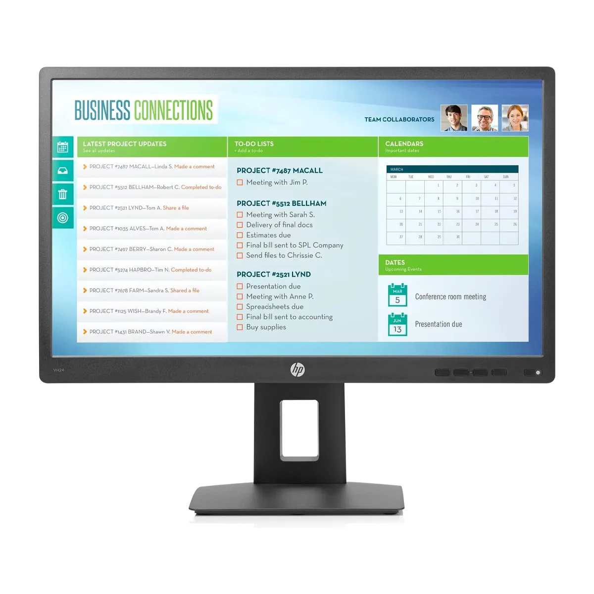 مانیتور استوک 24 اینچی اچ پی مدل HP EliteDisplay E240